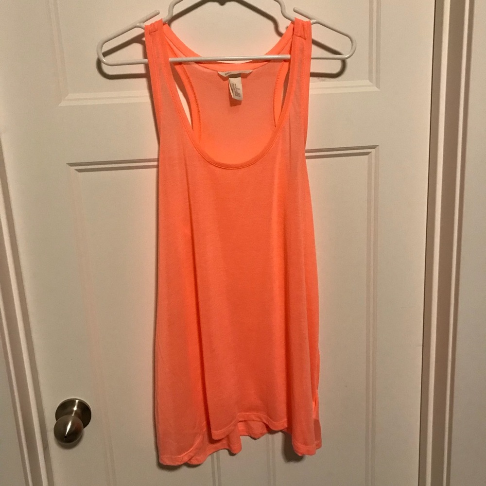 Orange/coral H&M Flowy tank top size M